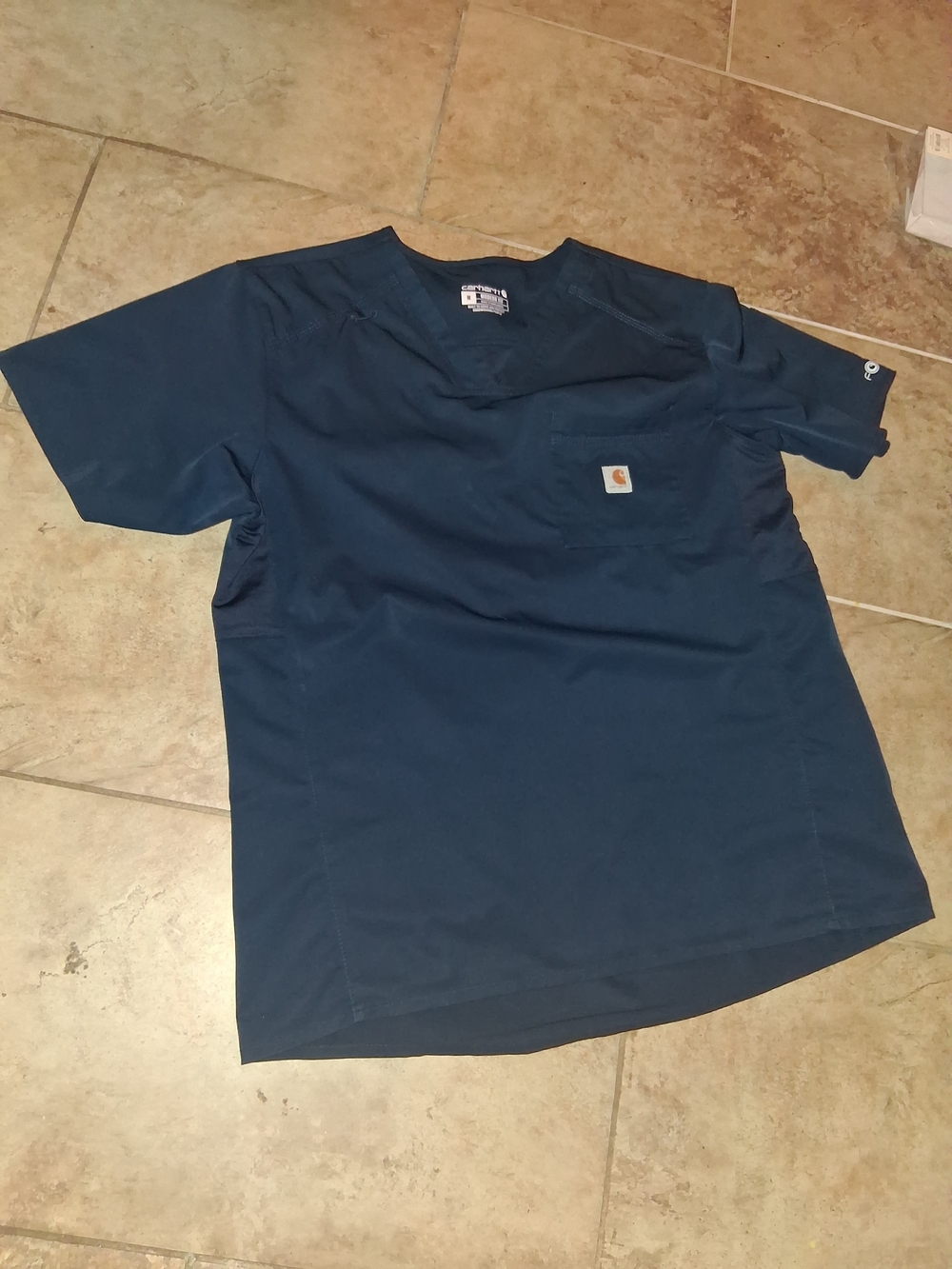 Carhartt Men's Dark Navy Scrub  Short-Sleeve Work Tee